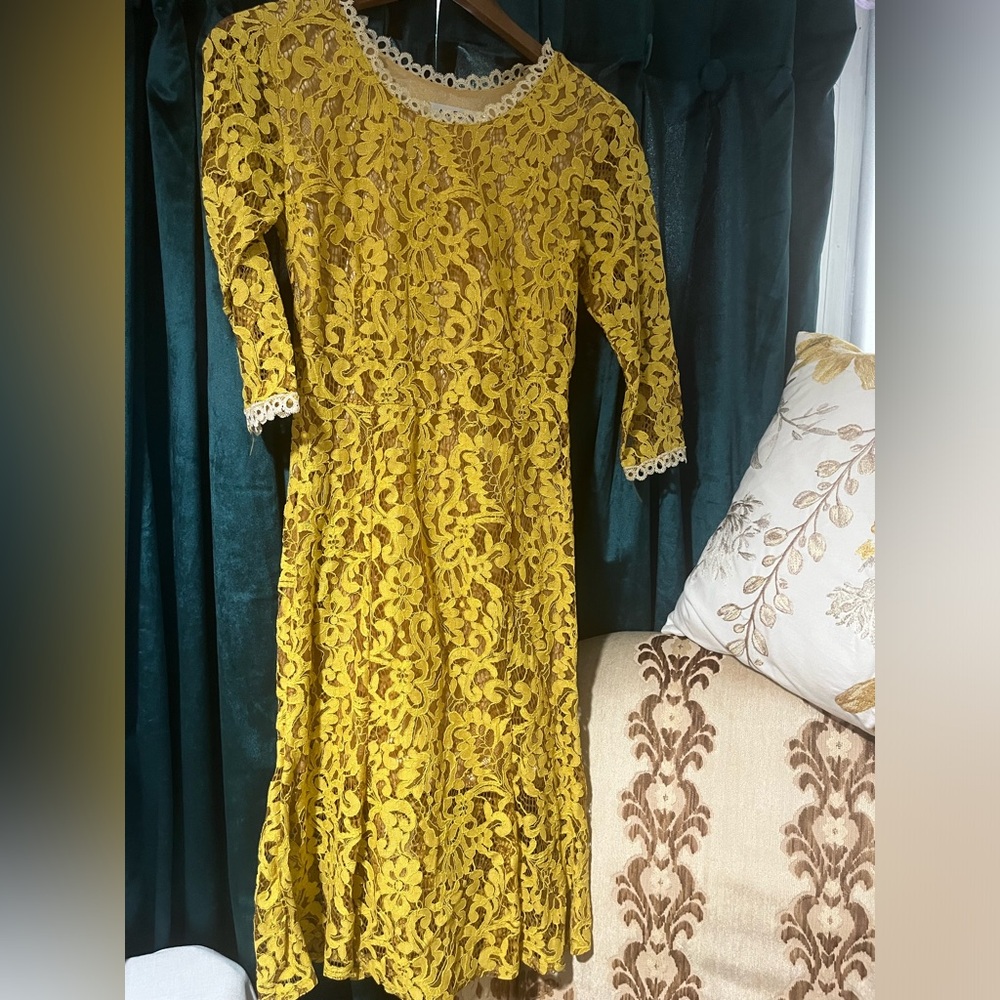 Mustard dress